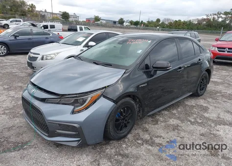 2020 Toyota Corolla Hybrid Le z USA, uszkodzony, nr VIN JTDEBRBE9LJ028018